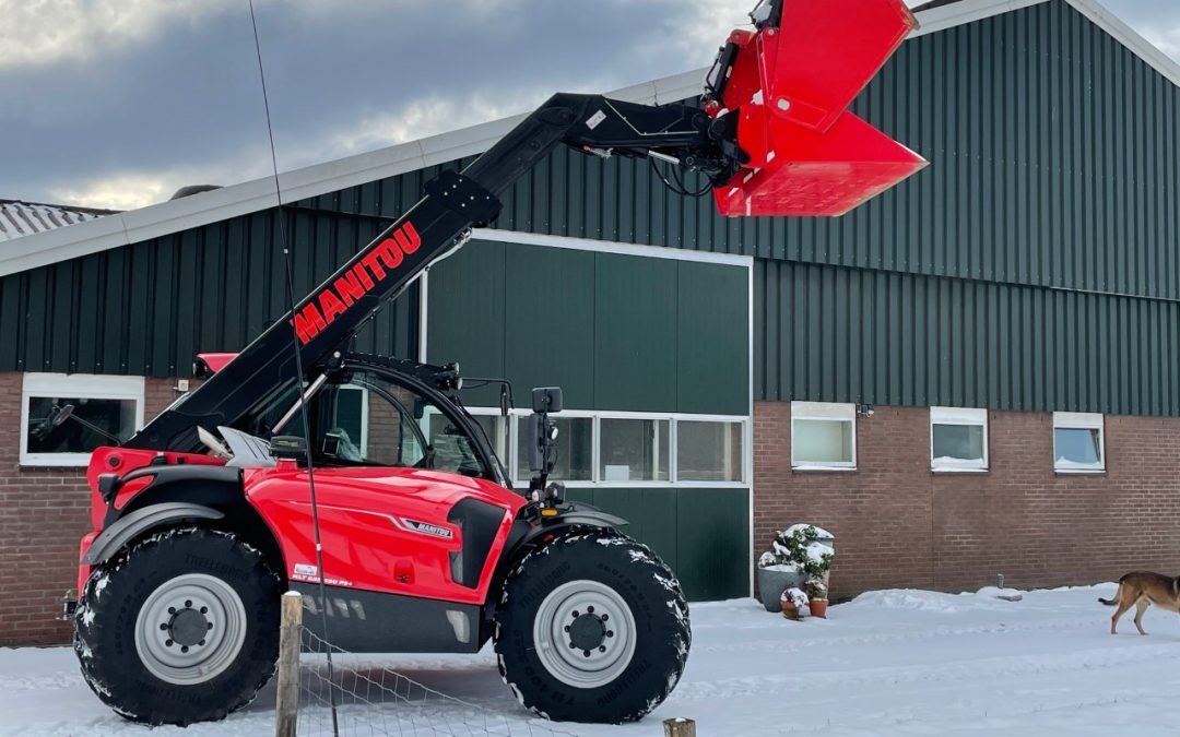 Mooie Manitou NewAg afgeleverd bij Veehouderij Tameroord