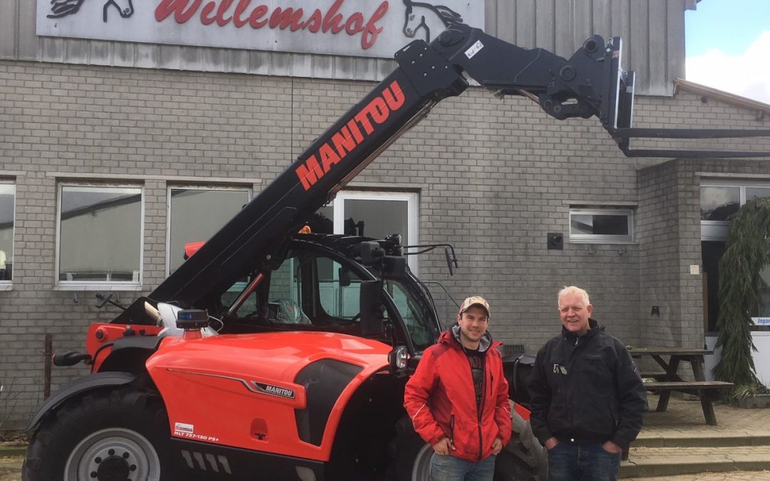 Manitou NewAg verreiker naar Willemshof uit Hekelingen