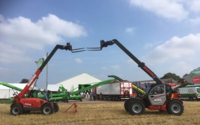 Manitou verreikers en heftrucks op aardappeldemodag