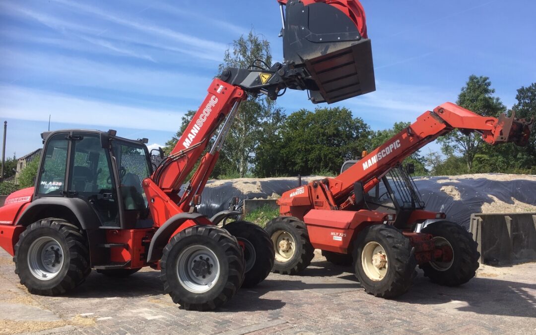 Manitou MLT 725 van 24 jaar oud omgeruild voor MLA 628